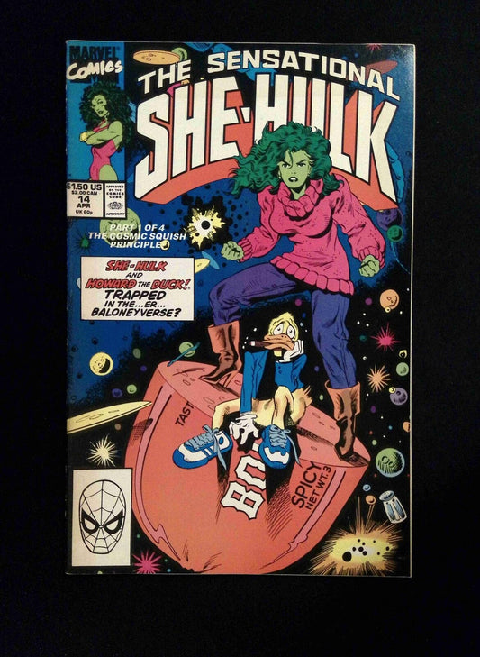 Sensational She-Hulk #14  MARVEL Comics 1990 VF+