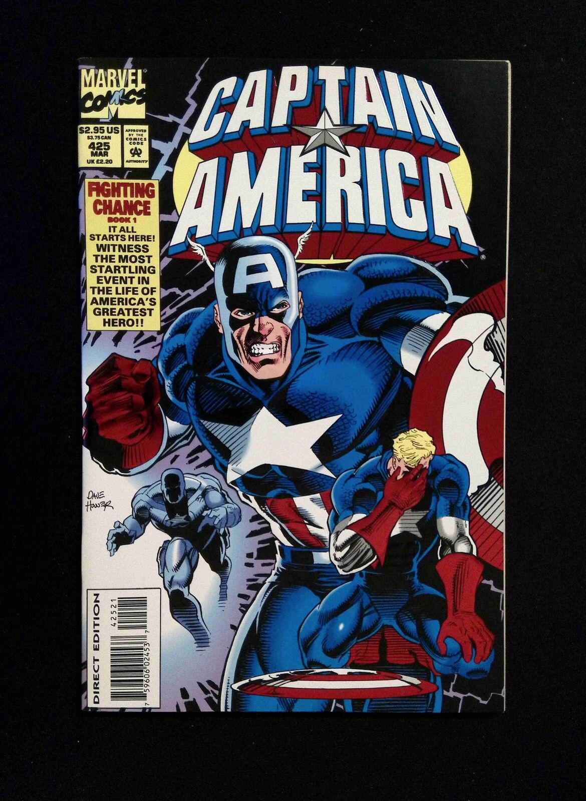 Captain America #425B  MARVEL Comics 1994 NM+  VARIANT COVER