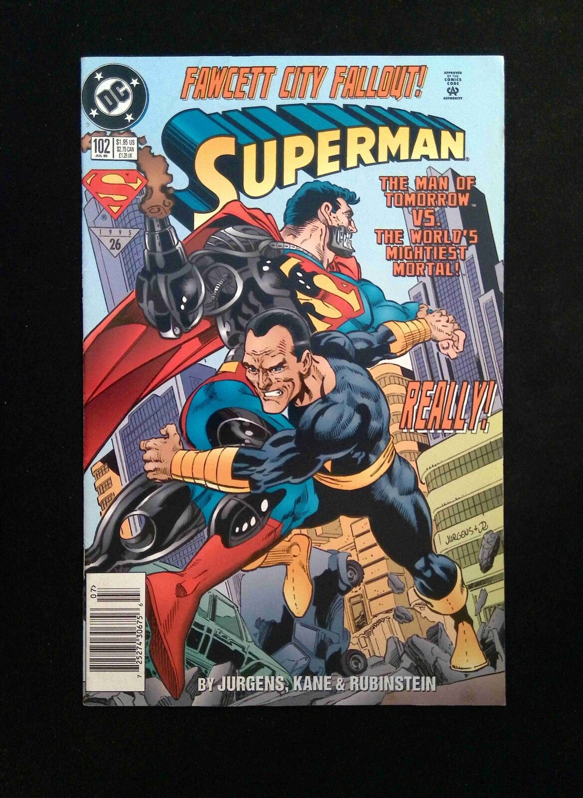 Superman #102 (2ND SERIES) DC Comics 1995 VF NEWSSTAND