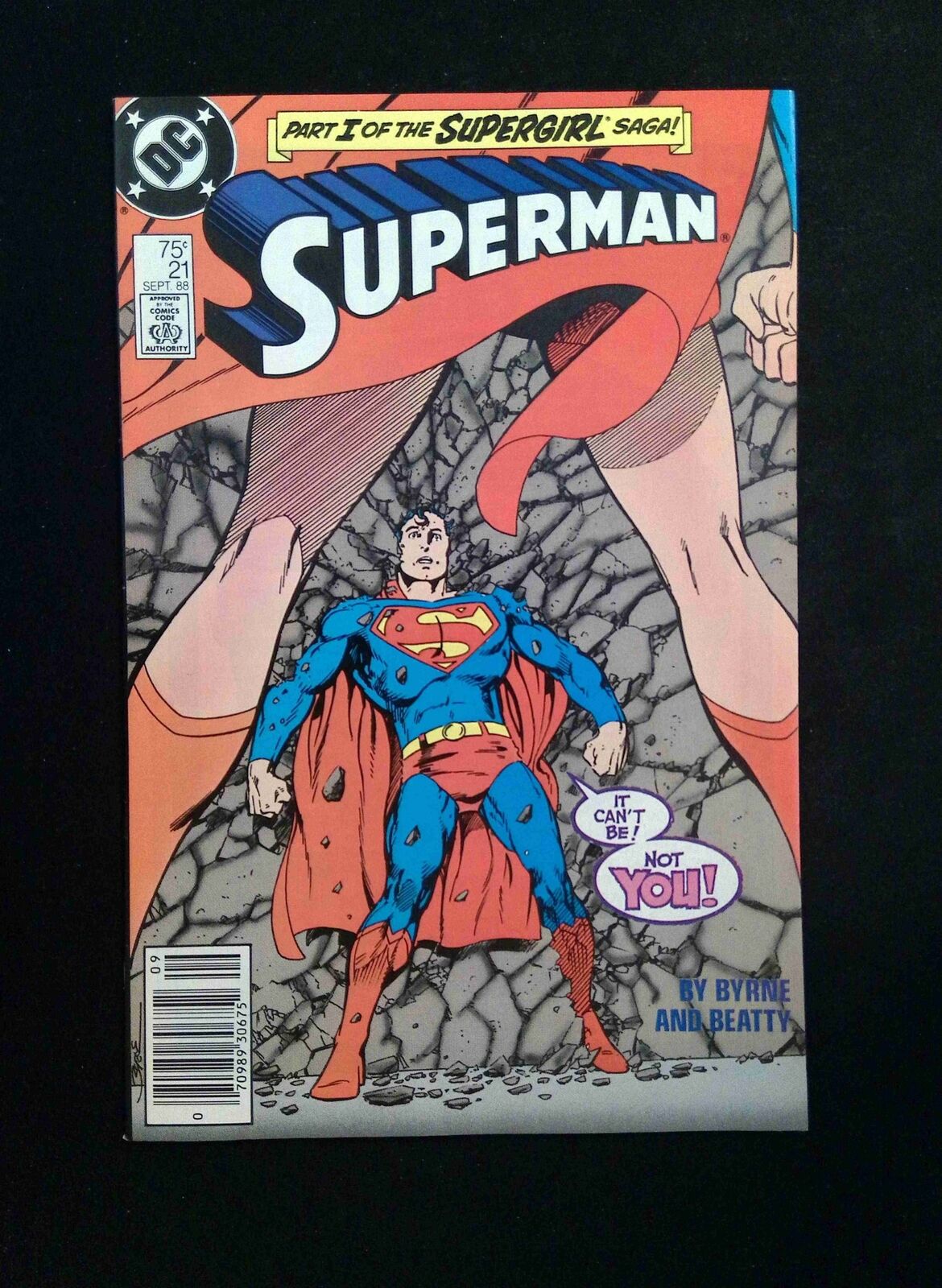 Superman #21 (2ND SERIES) DC Comics 1988 VF+ NEWSSTAND