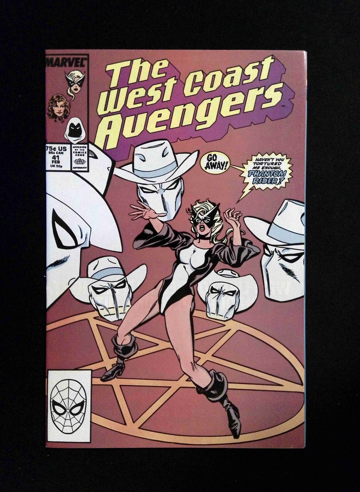 Avengers West Coast #41  MARVEL Comics 1988 VF+