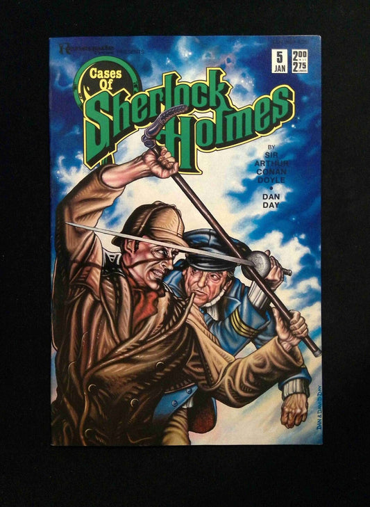 Cases of Sherlock Holmes #5  RENEGADE PRESS Comics 1987 VF+