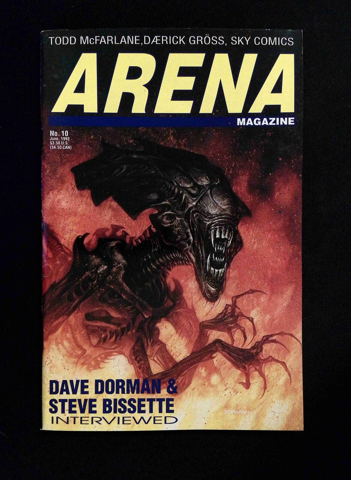 Arena Magazine #10  ARENA MAGAZINE Comics 1993 VF