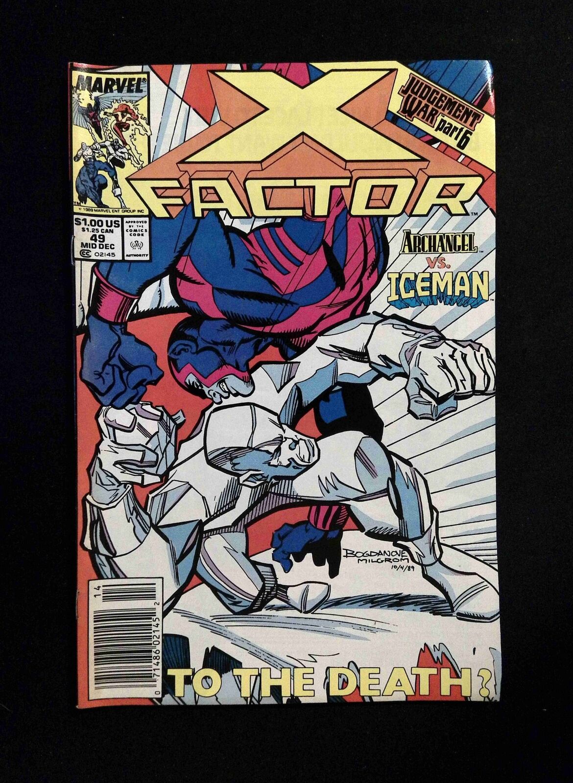 X-Factor #49  MARVEL Comics 1989 VF- NEWSSTAND