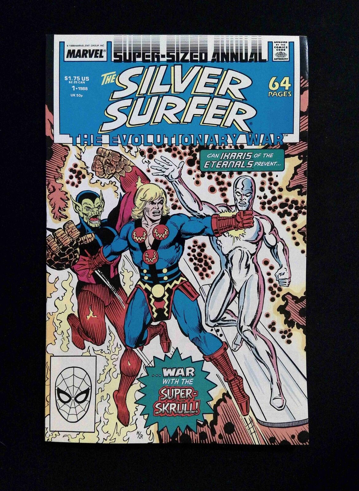 Silver Surfer Annual #1 (2ND SERIES) MARVEL Comics 1988 VF