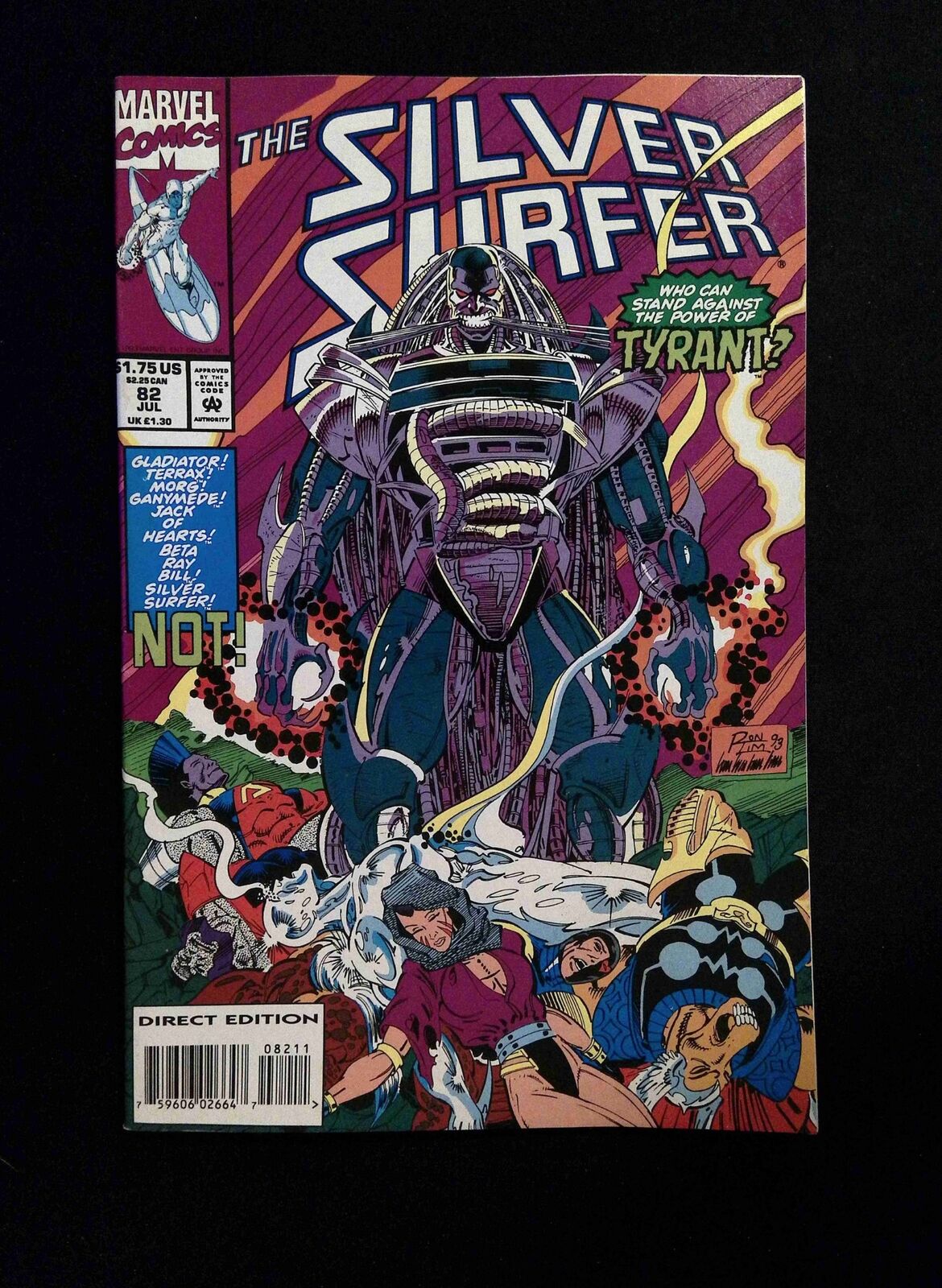 Silver Surfer #82 (2ND SERIES) MARVEL Comics 1993 VF