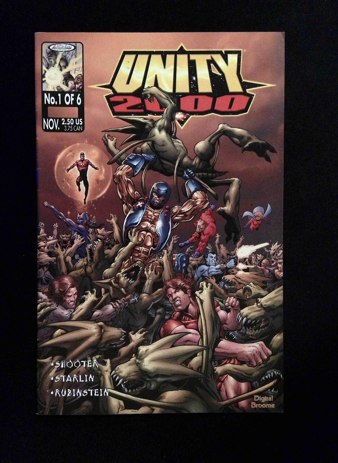 Unity 2000 #1  ACCLAIM Comics 1999 VF