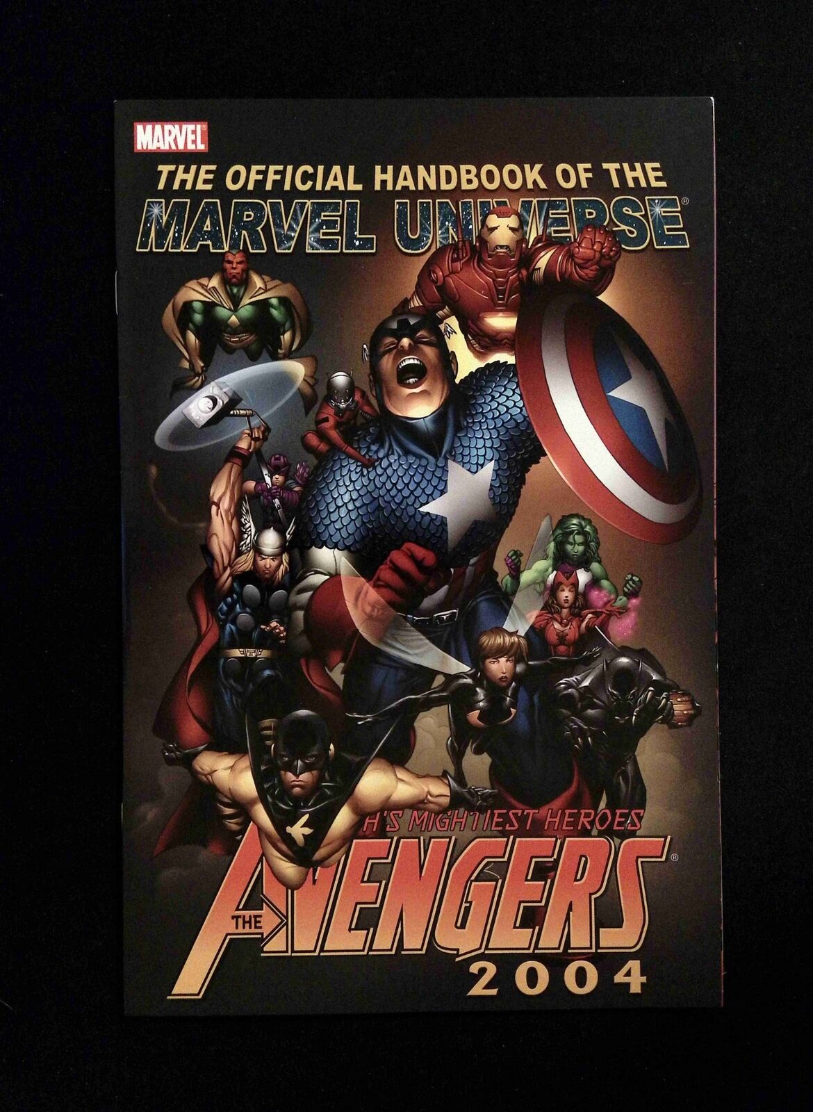 Official Handbook of the Marvel Universe Avengers #2004 MARVEL VF+