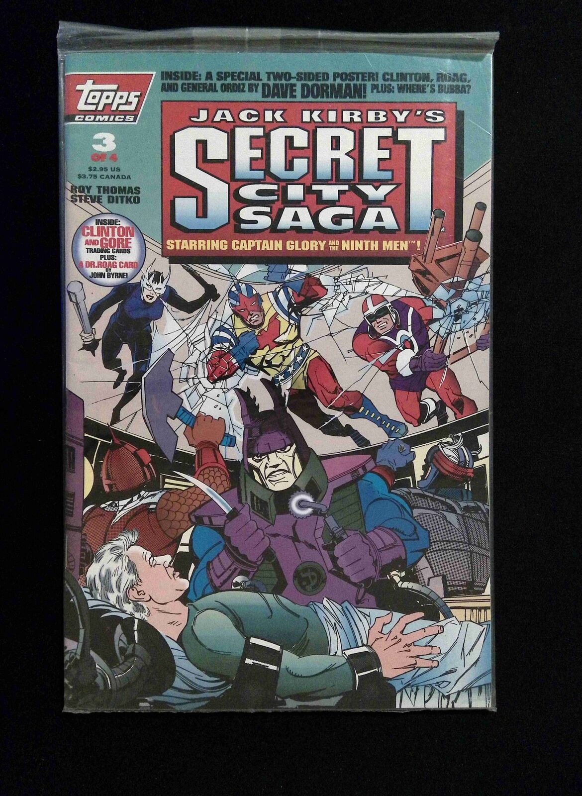 Jack Kirby�s  Secret  City Saga #3  TOPPS Comics 1993 VF/NM