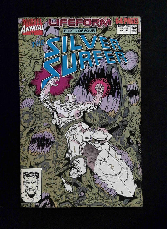 Silver Surfer Annual #3 (2ND SERIES) MARVEL Comics 1990 VF-