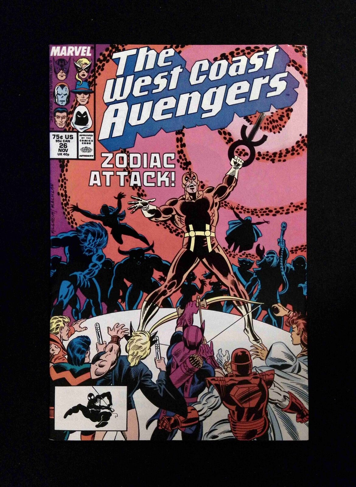 Avengers West Coast #26  MARVEL Comics 1987 VF+