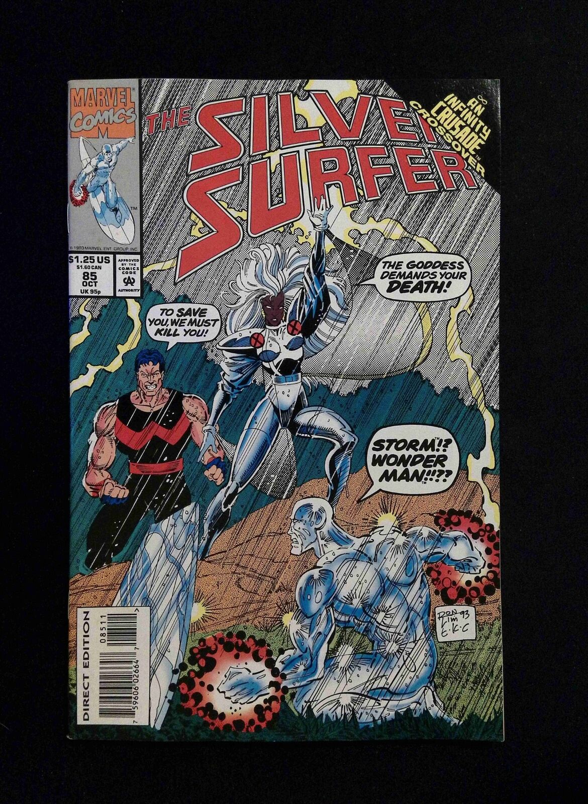 Silver Surfer #85 (2ND SERIES) MARVEL Comics 1993 VF