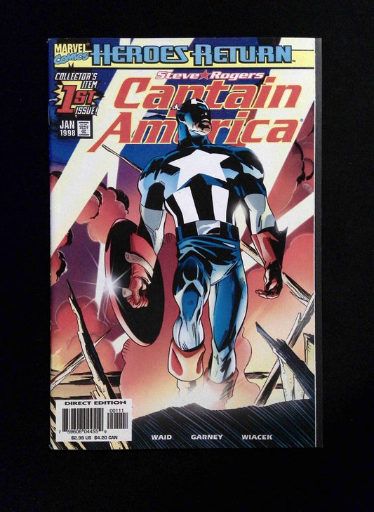 Captain America #1 (3RD SERIES) MARVEL Comics 1998 VF+