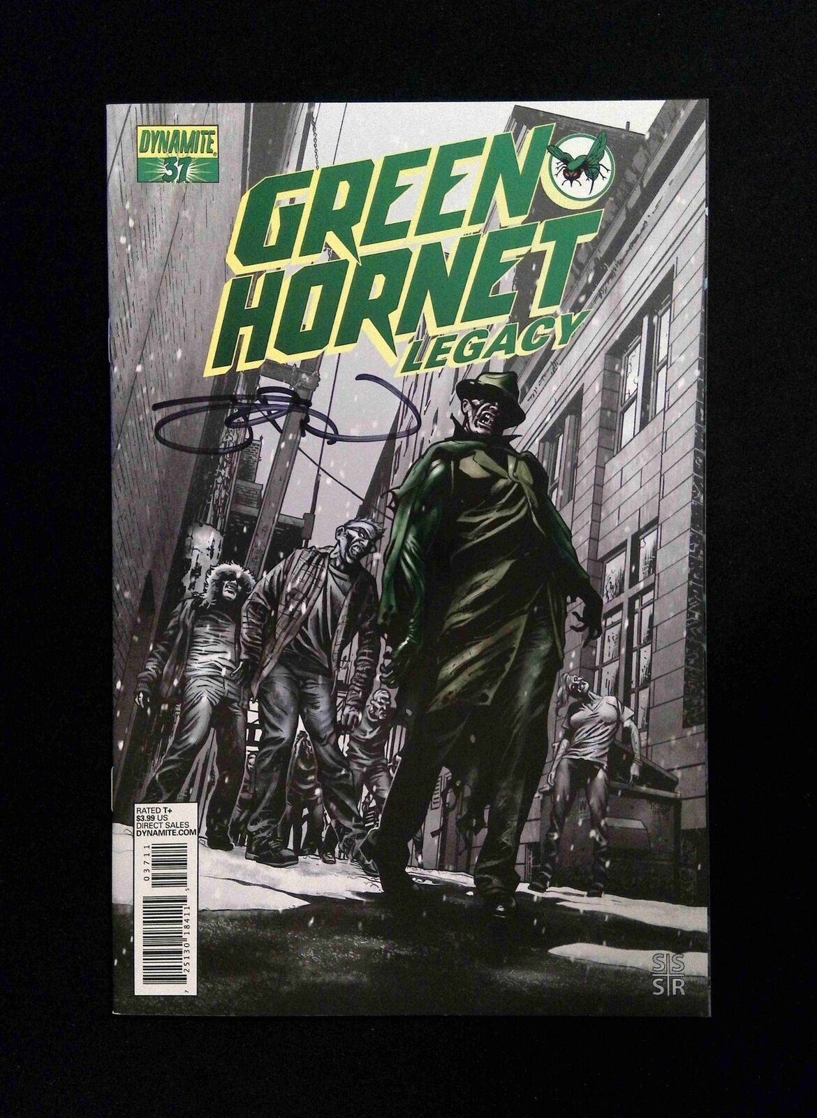 Green Hornet Legacy #37  DYNAMITE Comics 2013 NM-  SIGNED BY JAI NITZ