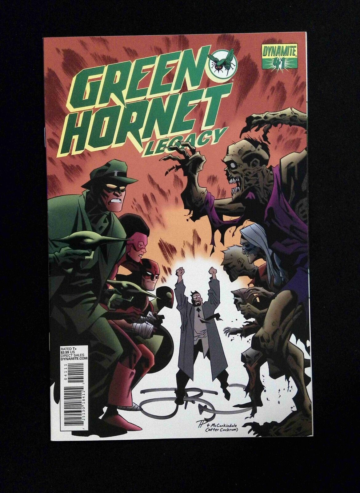 Green Hornet Legacy #41  DYNAMITE Comics 2013 VF+  SIGNED BY JAI NITZ