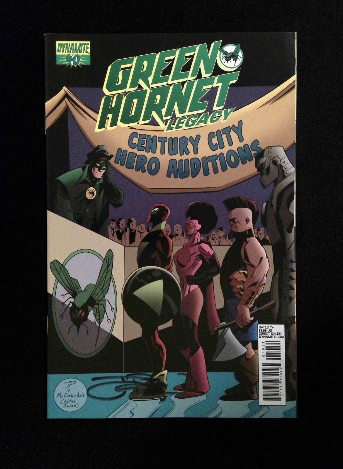 Green Hornet Legacy #40  DYNAMITE Comics 2013 VF+  SIGNED BY JAI NITZ