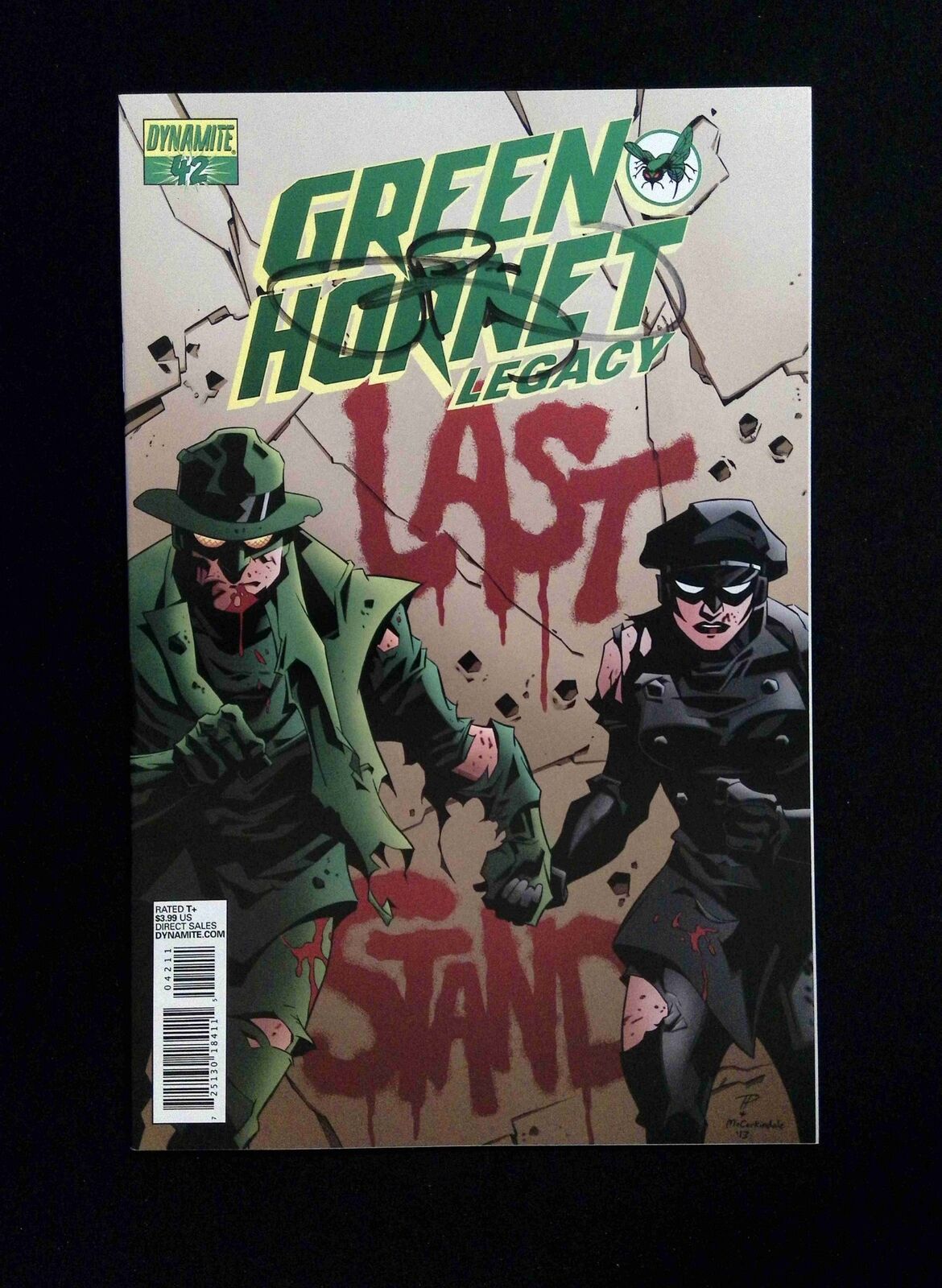 Green Hornet Legacy #42  DYNAMITE Comics 2013 VF+  SIGNED BY JAI NITZ