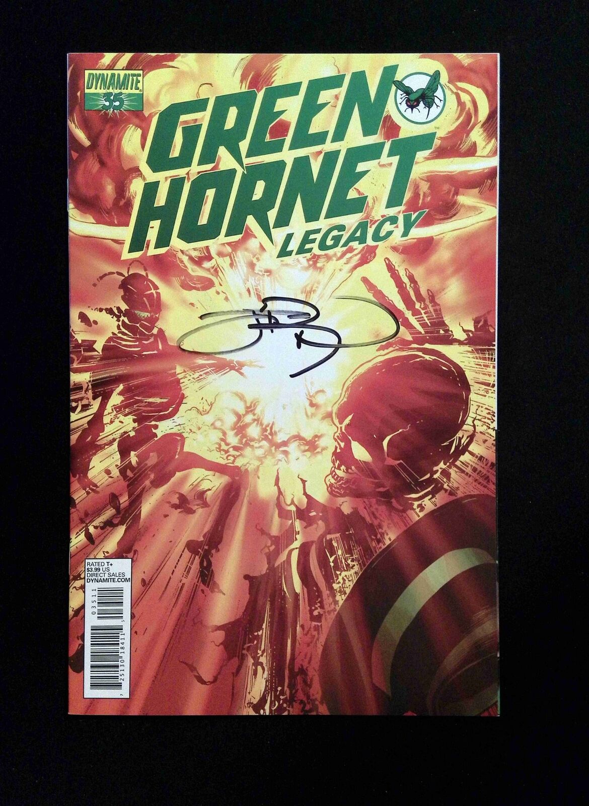 Green Hornet Legacy #35  DYNAMITE Comics 2013 VF/NM  SIGNED BY JAI NITZ