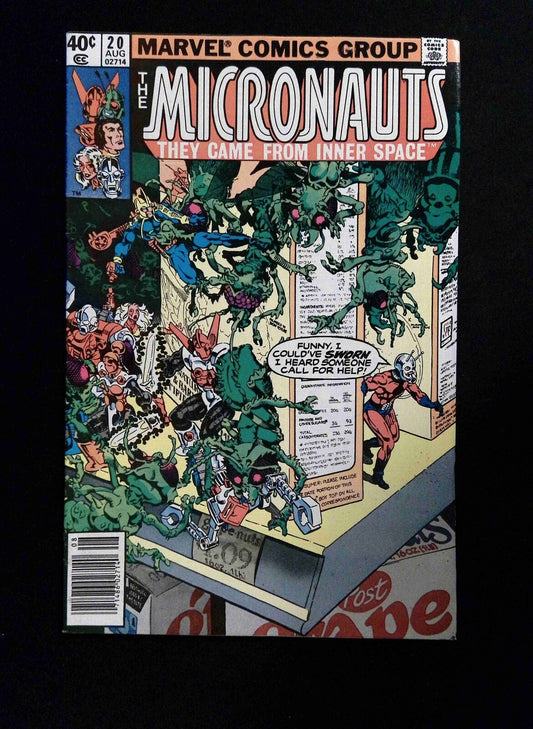 Micronauts #20  MARVEL Comics 1980 VF NEWSSTAND