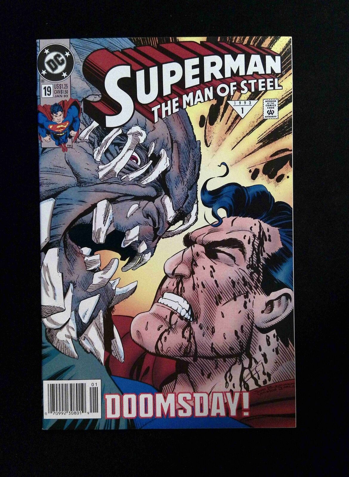 Superman The Man of Steel #19  DC Comics 1993 VF/NM NEWSSTAND