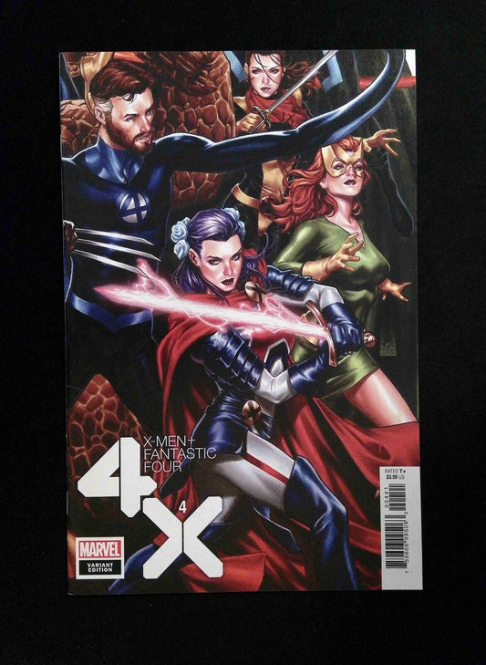 X-Men Fantastic Four #4B  Marvel Comics 2020 VF+  Brooks Variant