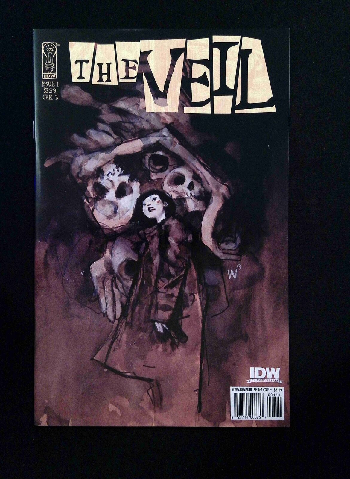 Veil #1B  IDW Comics 2009 NM+  WOOD VARIANT