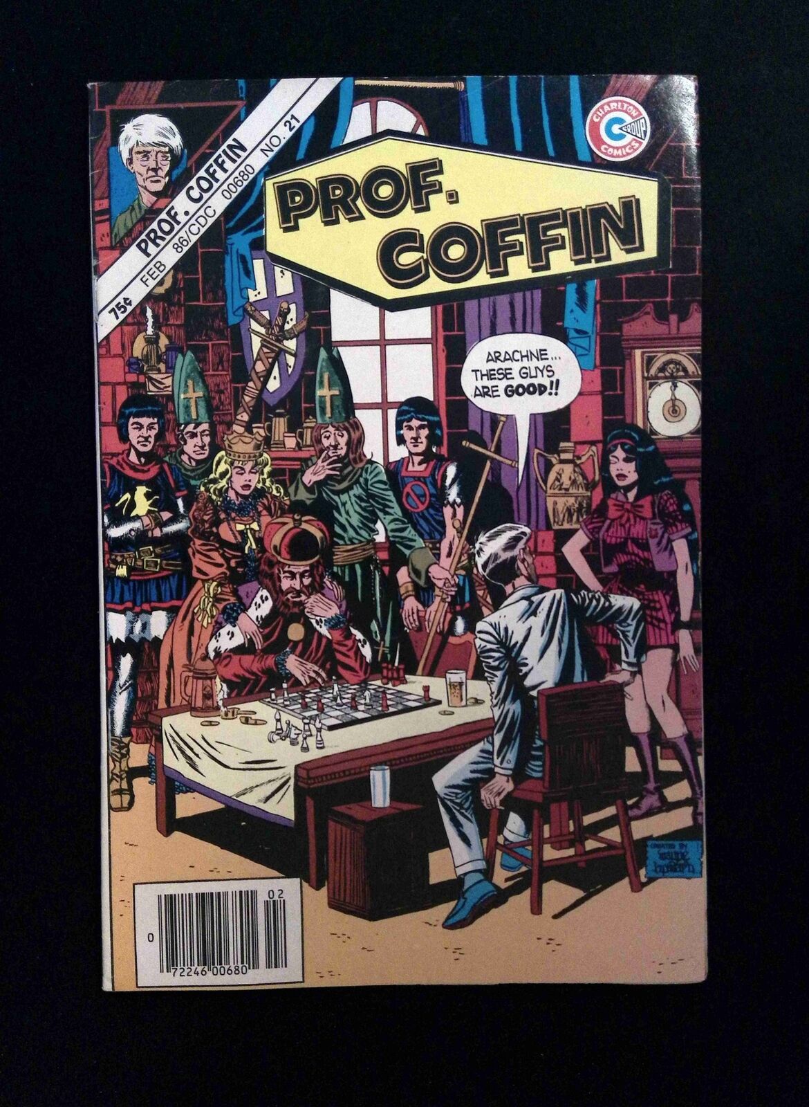 Professor Coffin #21  CHARLTON Comics 1986 FN+ NEWSSTAND