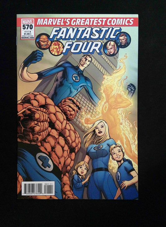 Fantastic Four  #570  MARVEL Comics 2011 VF/NM NEWSSTAND