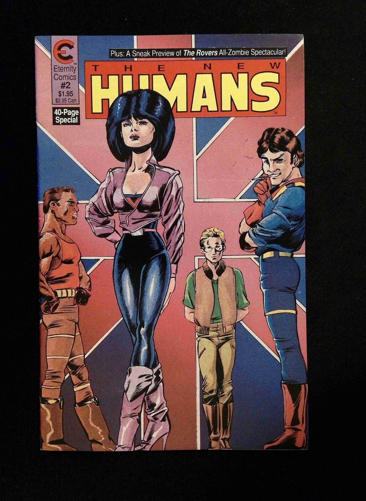 New Humans #2  ETERNITY Comics 1988 VF+