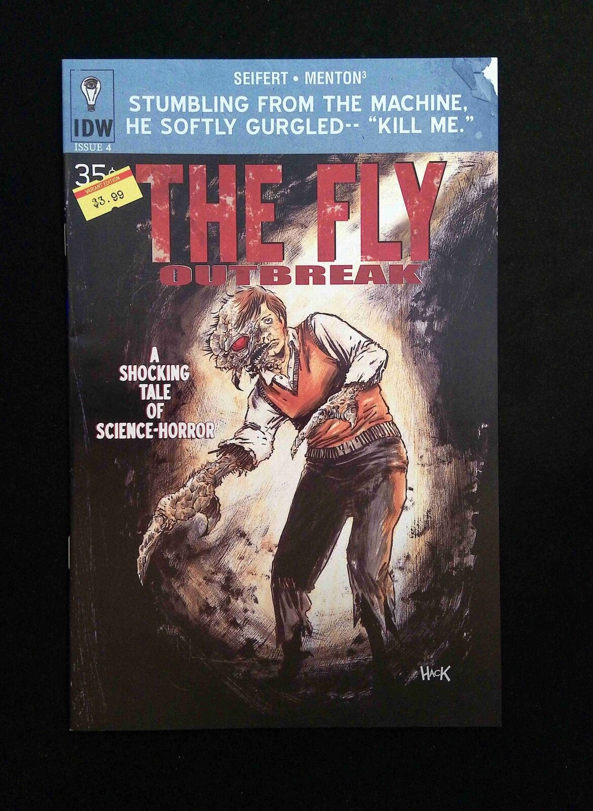 Fly Outbreak #4SUB  IDW Comics 2015 VF/NM  HACK VARIANT