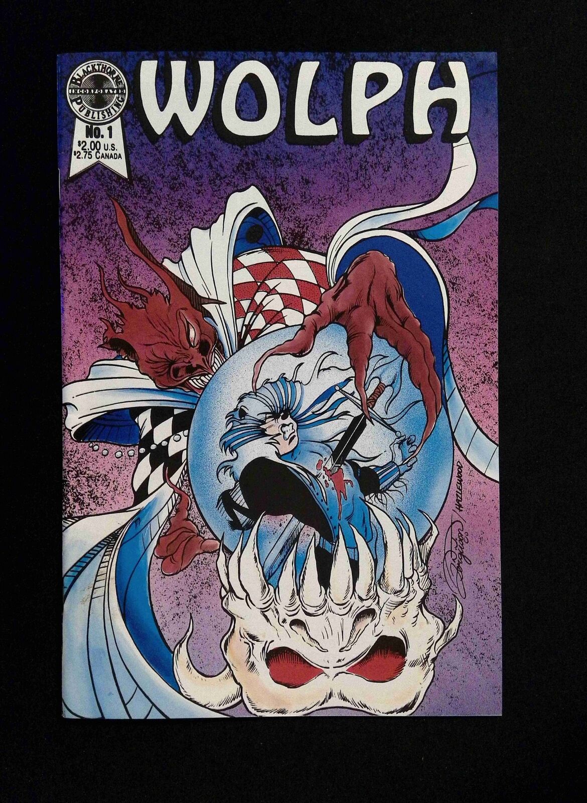 Wolph #1  BLACKTHORNE Comics 1987 VF+