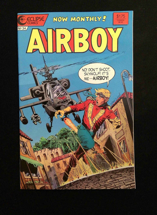 Airboy  #34  ECLIPSE Comics 1987 VF/NM