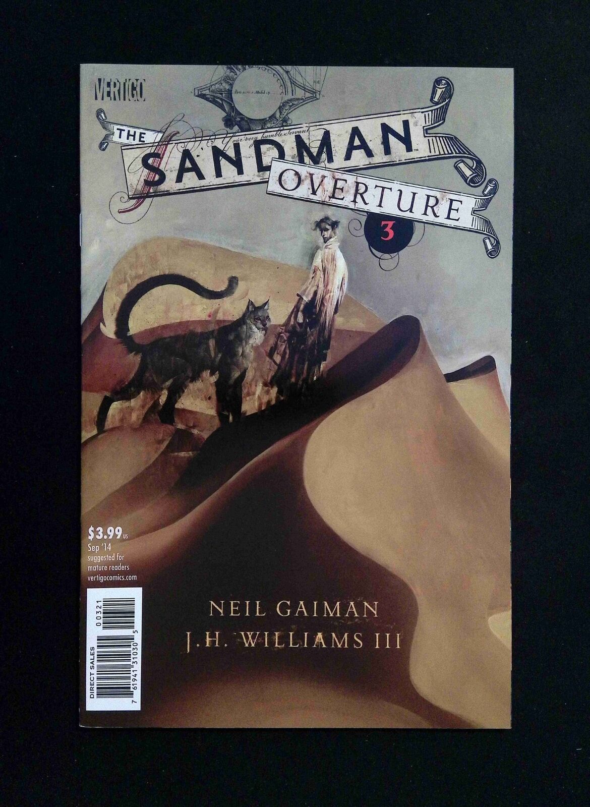Sandman Overture #3D  DC/VERTIGO Comics 2014 NM  VARIANT COVER