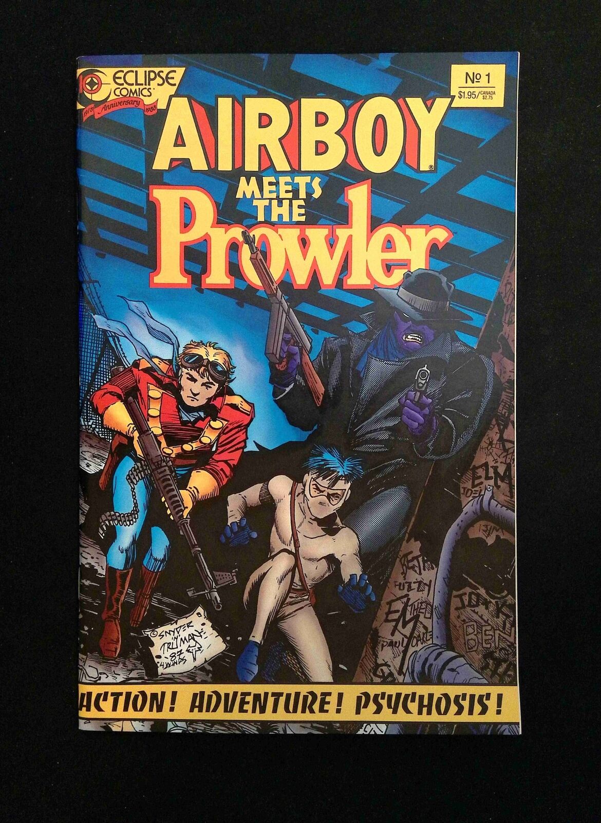 Airboy Meets the Prowler #1  ECLIPSE Comics 1987 VF+