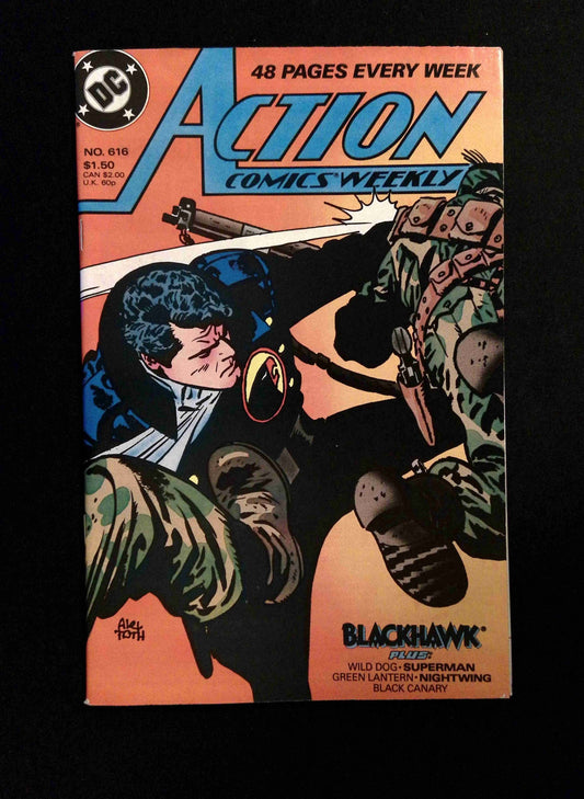 Action Comics #616  DC Comics 1988 FN/VF