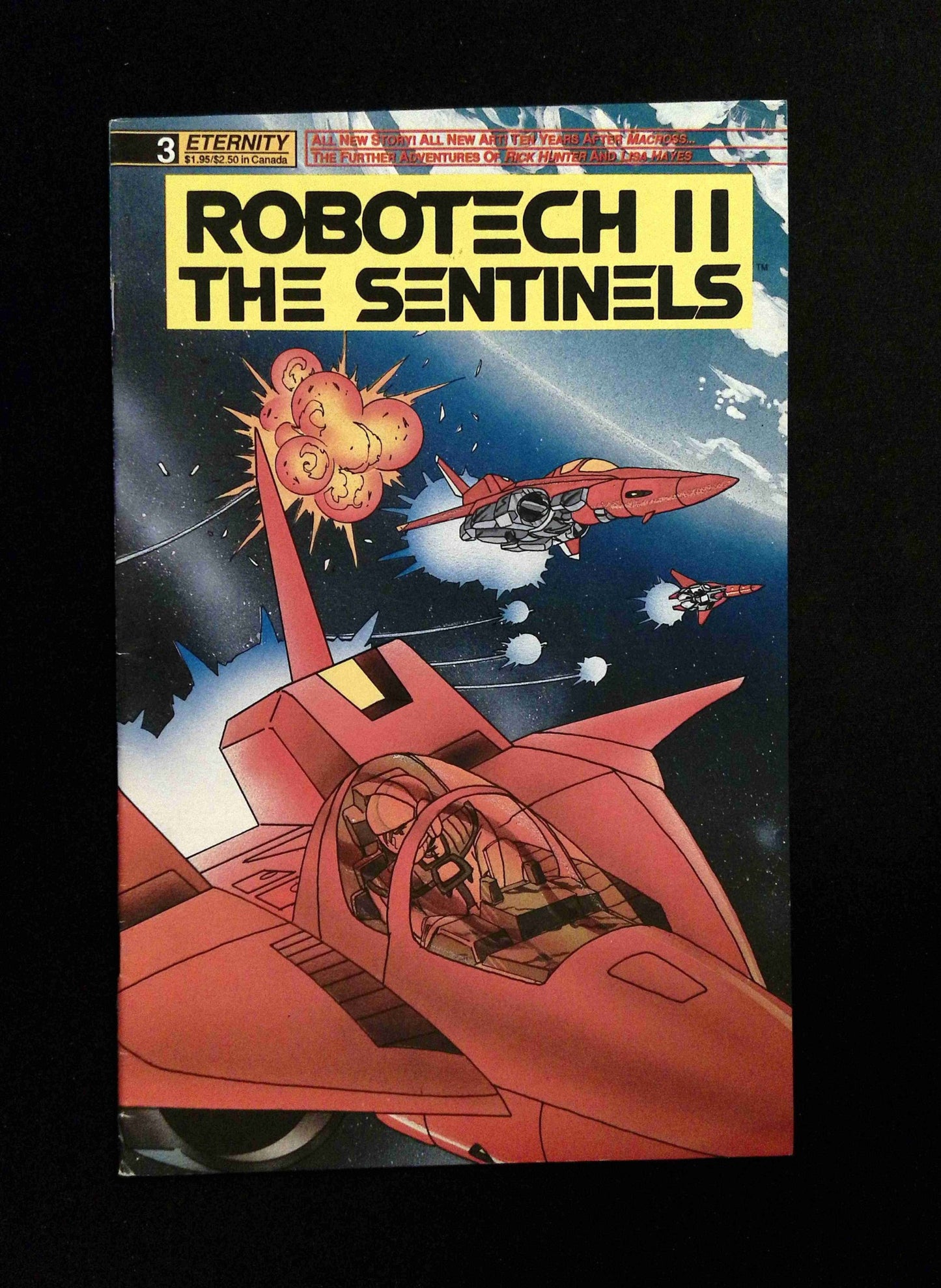 Robotech 2 The  Sentinels Book 1 #3  ETERNITY Comics 1989 FN/VF