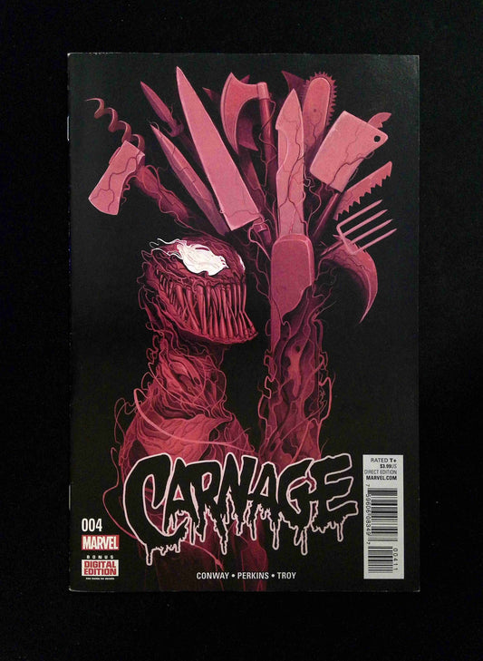 Carnage #4 (2nd Series) Marvel Comics 2016 VF+