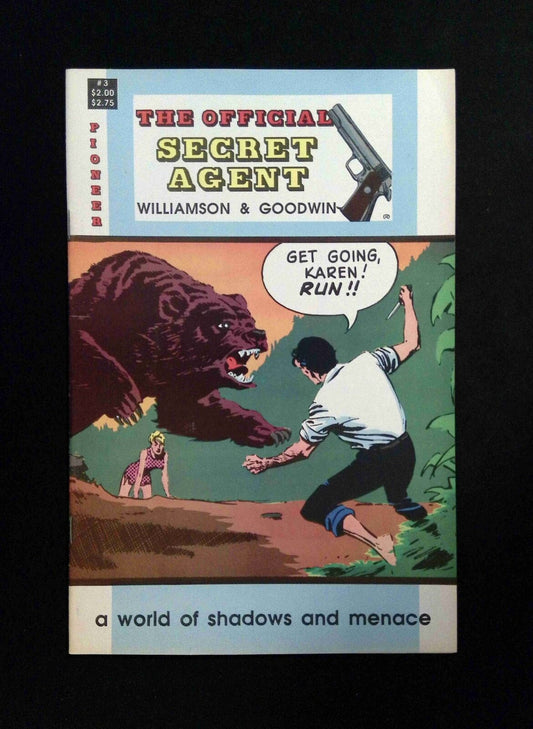 Official Secert Agent #3  PIONEER Comics 1988 VF-