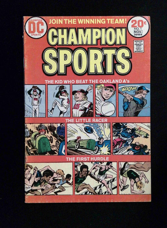 Champion Sports #1  DC Comics 1973 FN