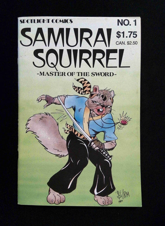 Samurai Squirrel #1  SPOTLIGHT COMICS Comics 1986 FN/VF