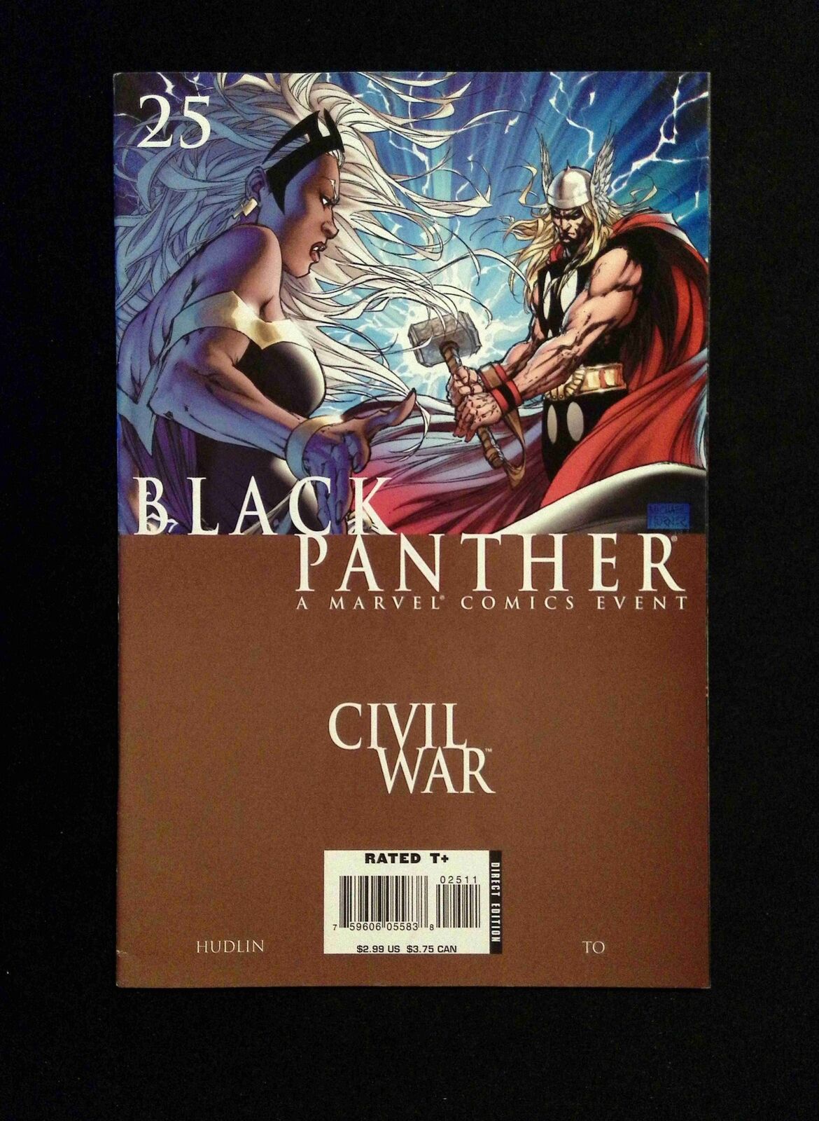 Black Panther #25 (3RD SERIES) MARVEL Comics 2007 VF+