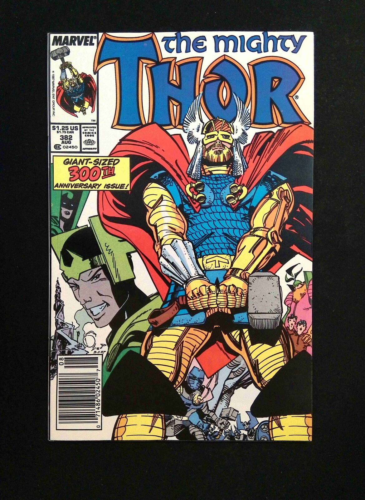 Thor #382  MARVEL Comics 1987 VF/NM NEWSSTAND