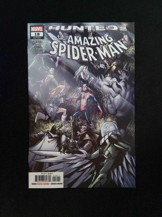 Amazing Spider-Man #18HU (6th Series) Marvel 2019 NM+ Hunted Tie-In Variant