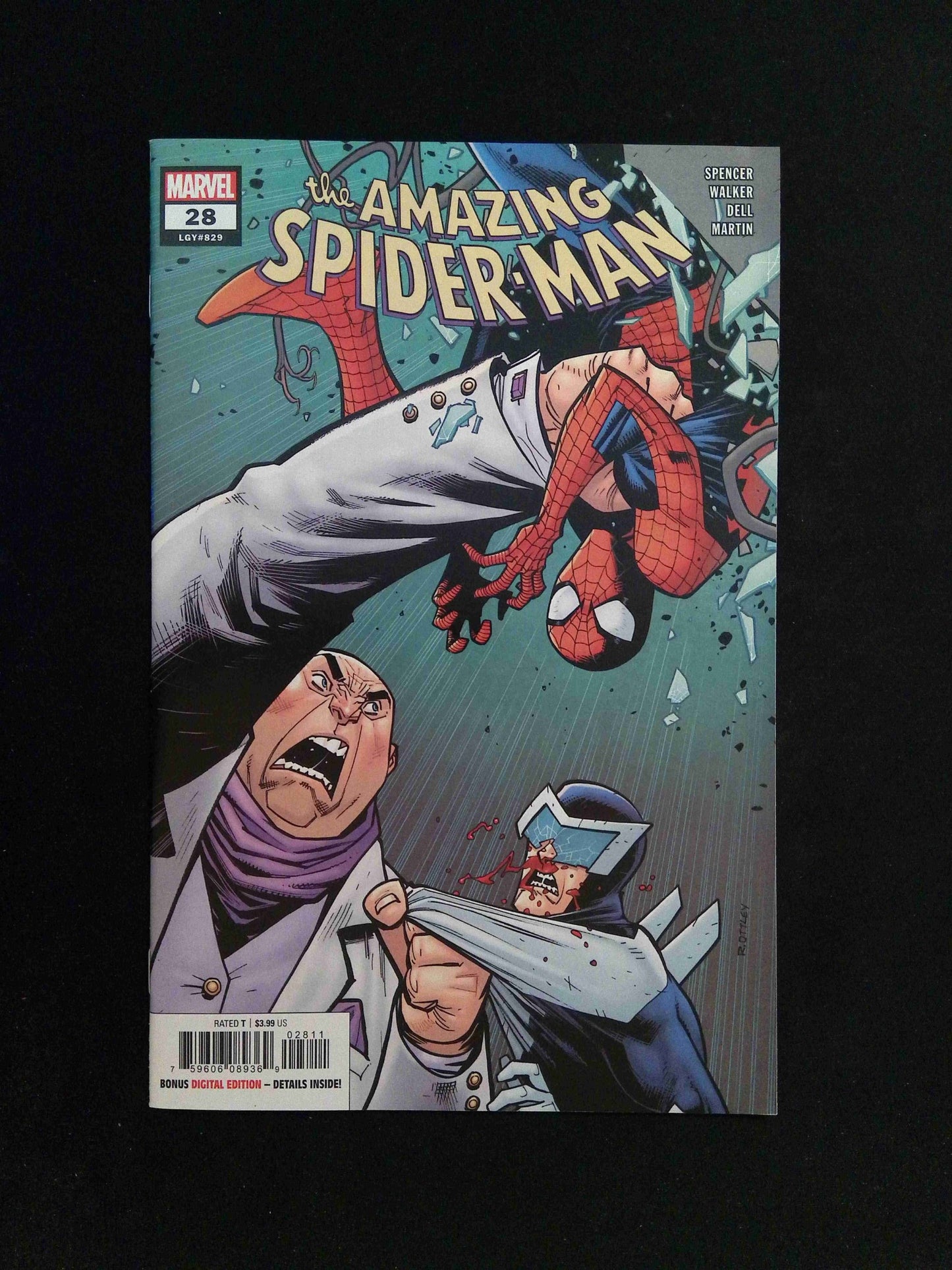 Amazing Spider-Man #28B (6th Series) Marvel Comics 2019 NM-  Bengal Variant