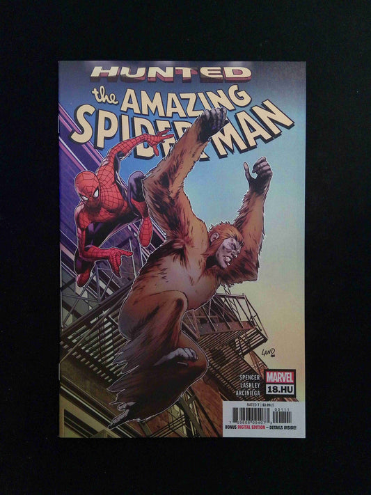 Amazing Spider-Man #18HU (6th Series) Marvel 2019 VF+ Hunted Tie-In Variant