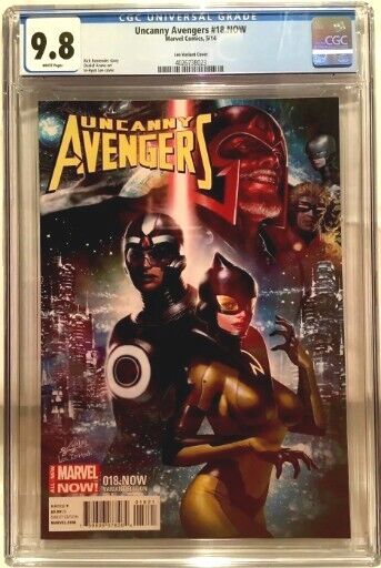 Uncanny Avengers 18.NOW Marvel 2014 Inyhuk Lee Variant CGC 9.8 1st Katie Summers