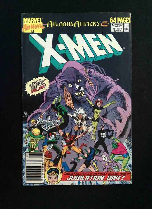 Uncanny X-Men Annual #13  MARVEL Comics 1989 FN/VF NEWSSTAND