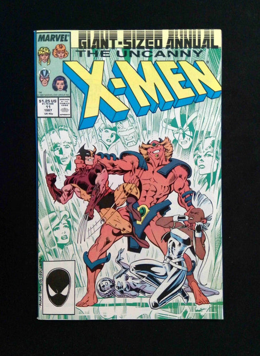 Uncanny X-Men Annual #11  MARVEL Comics 1987 VF+