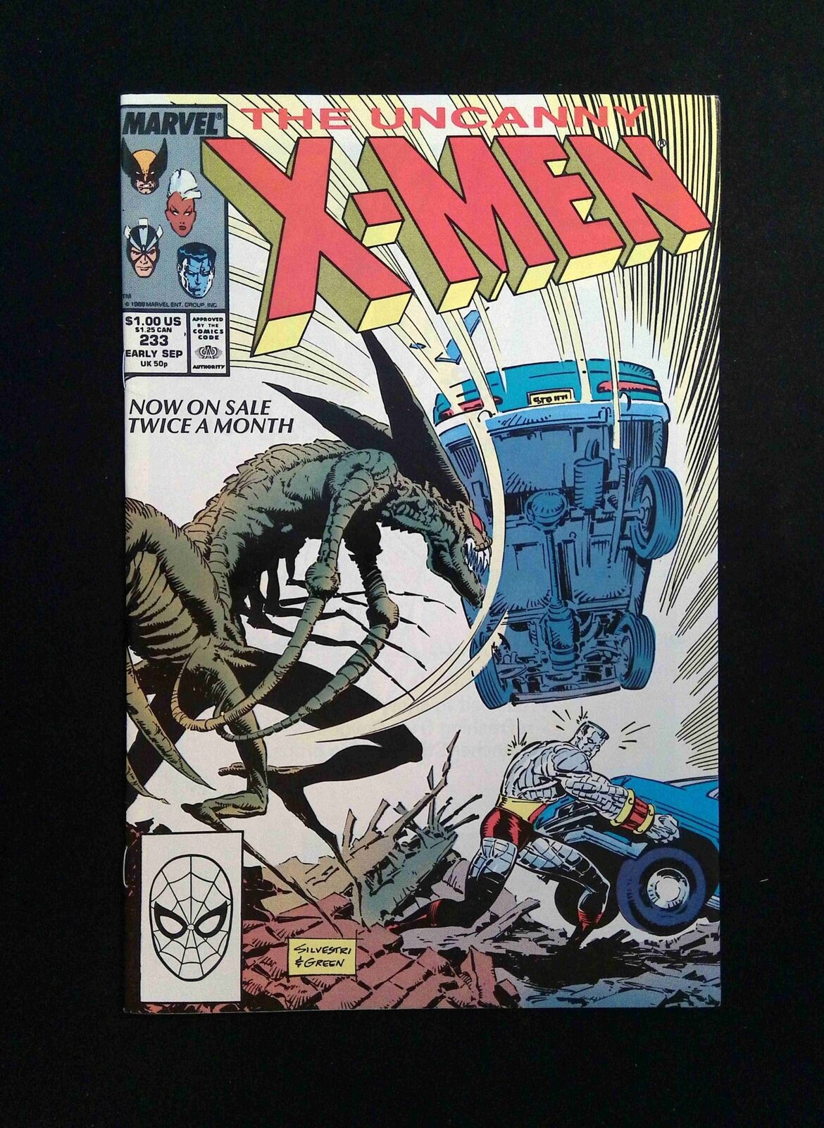 Uncanny X-Men #233  MARVEL Comics 1988 VF+