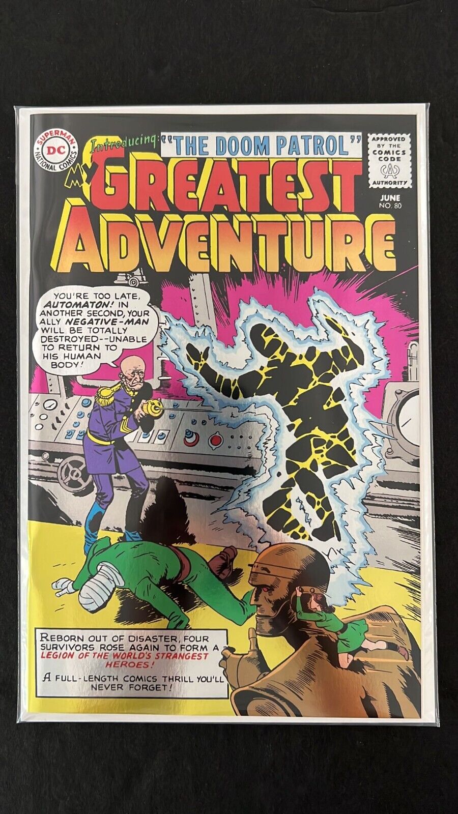 MY GREATEST ADVENTURE #80 DC COMICS 2023 NM+ FOIL FACSIMILE VARIANT EDITION